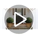 Yunlly 4 Pack Fall Artificial Topiary Balls - Outdoor Faux Bushes, Dark Purple