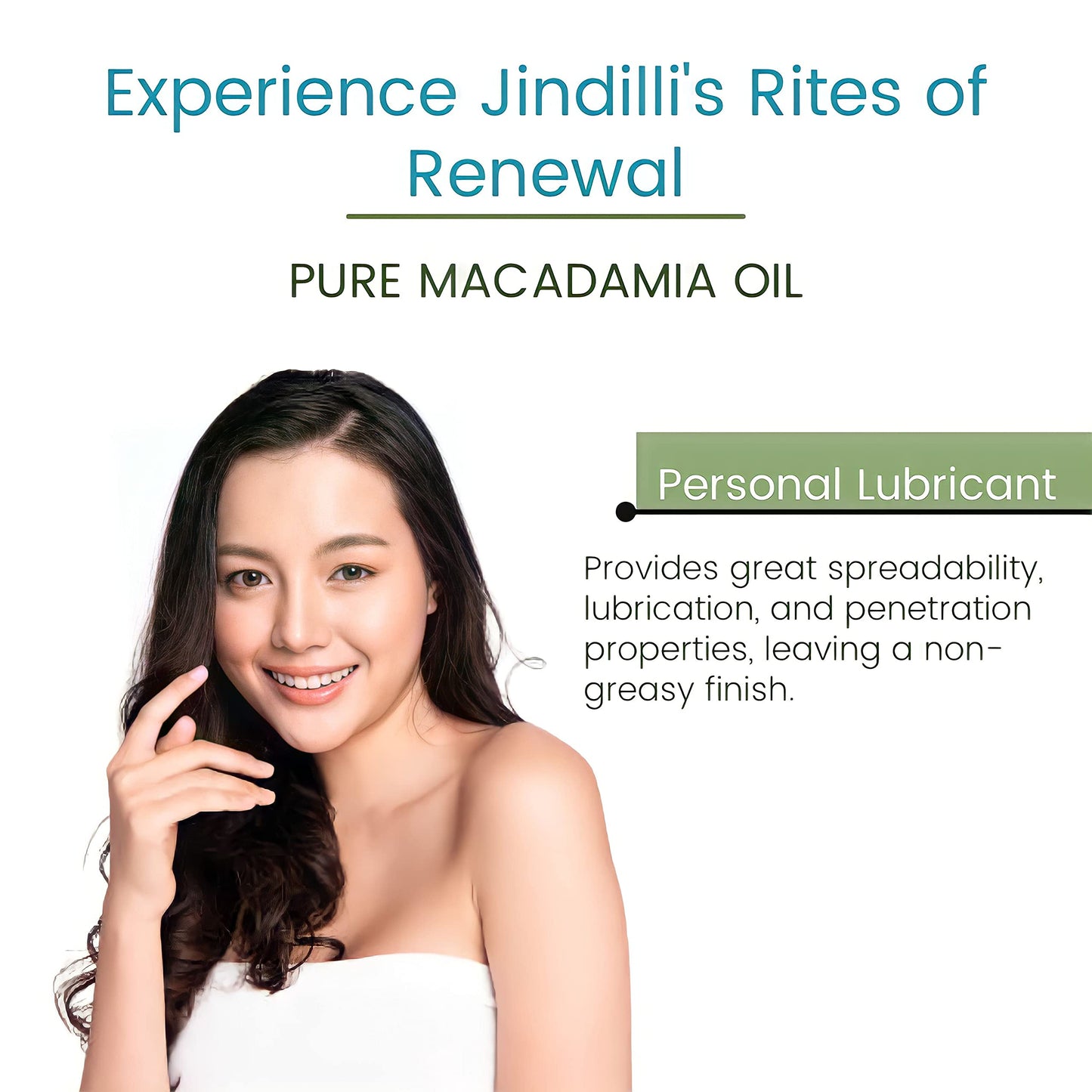 Jindilli - Pure Macadamia Oil | Cold-Pressed, Filtered, All-Natural, Vegan, Non-GMO, Hexane-Free, Cruelty-Free - Multipurpose Moisturizer (7.5 oz)