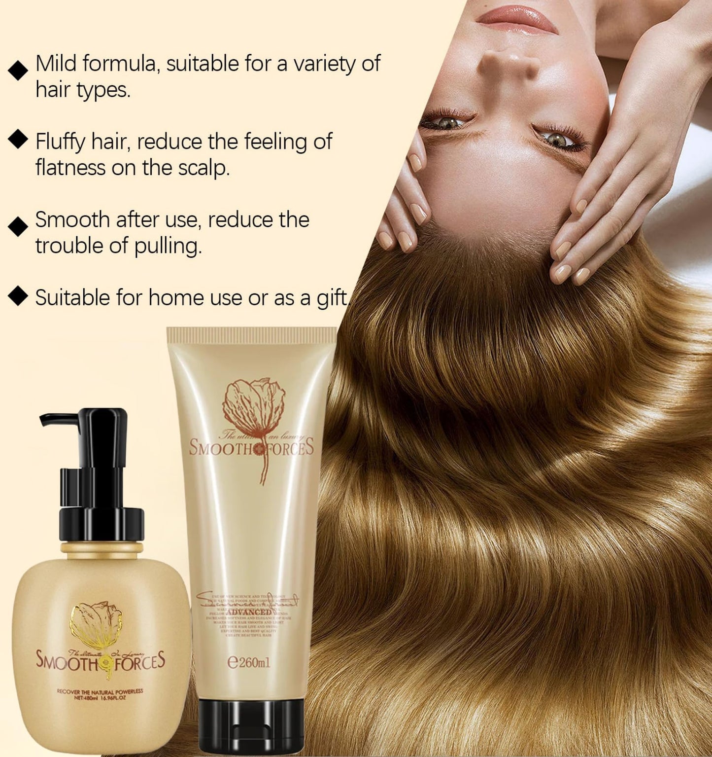 Cappuvini Urcoolest t Advanced Molecular Shampoo 480ml/16 fl oz Advanced Molecular Root Care, Molecular Repair Deep Conditioning Keratin Magical Hair Shampoo for Dry & Damaged Hair