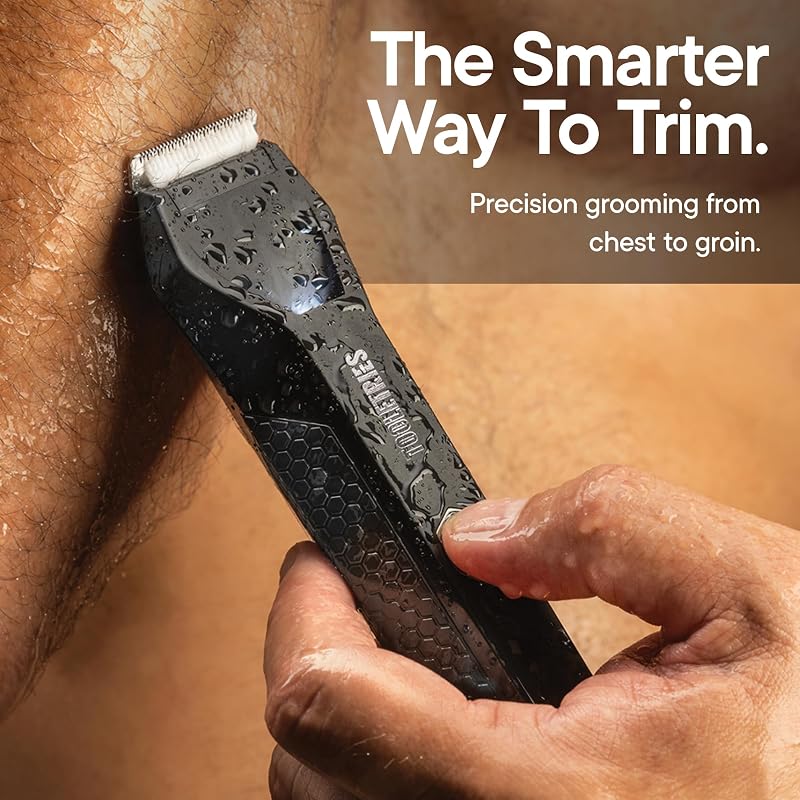 The Shearer Groin Trimmer & Body Groomer Set for Men – Black (Variation: Black)