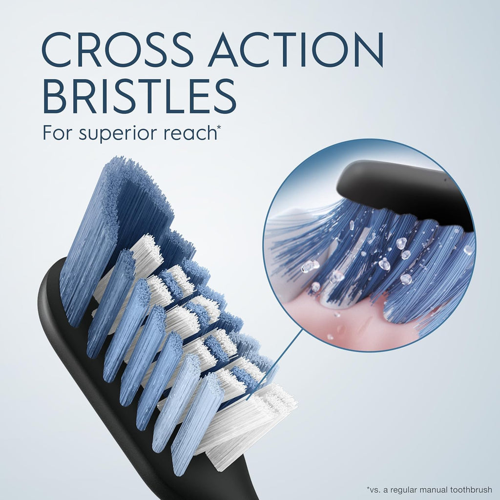 Oral-B Clic Toothbrush Ultimate Clean Replacement Brush Heads, Black, 2 Count
