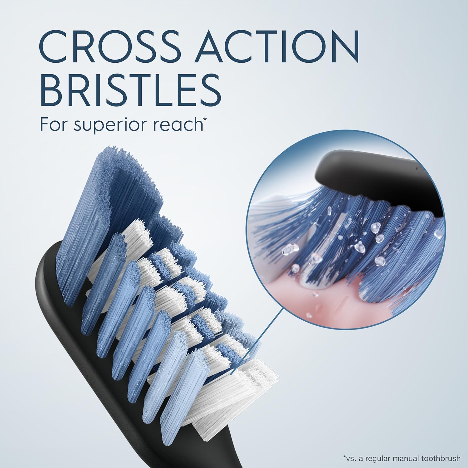 Oral-B Clic Toothbrush Ultimate Clean Replacement Brush Heads, Black, 2 Count
