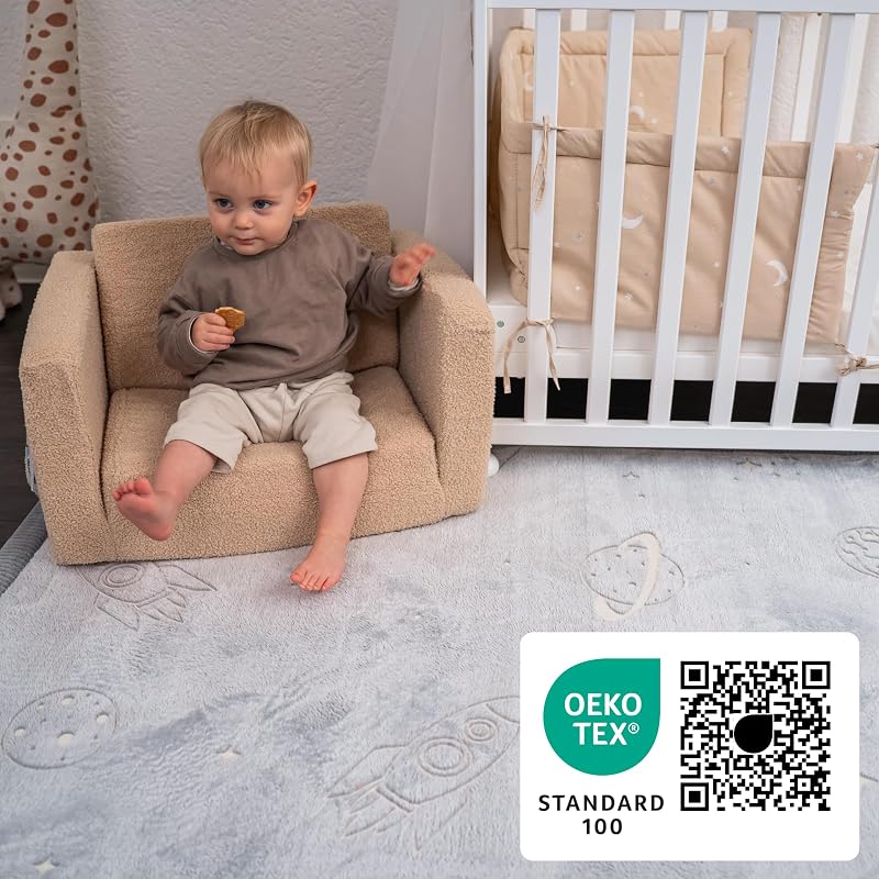 Hakuna Matte Planet 47" x 67" GlowCloud Baby Play Mat - Floor Mat for Nursery (Variation: Planet 47" x 67" Rectangular)