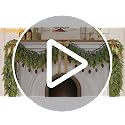 9FT Artificial Cedar Garland for Christmas Mantel - Lifelike & Weatherproof