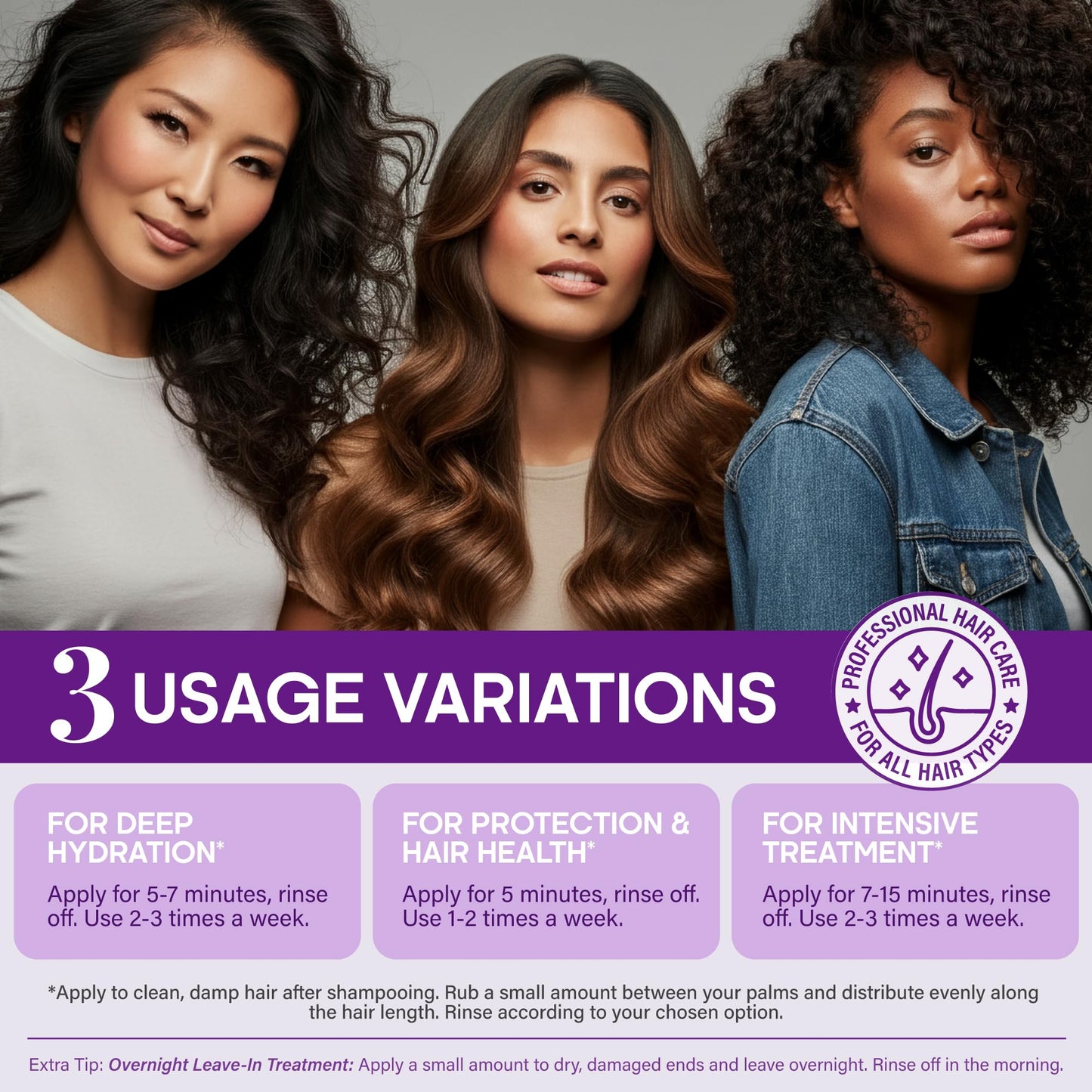 NUTRAHARMONY Hydrating Hair Mask for Dry, Frizzy & Damaged Hair – Deep Conditioning Keratin Treatment with Argan & Coconut Oils, Collagen & Biotin – Repairing, Anti-Frizz Hair Mask for Women, 10oz