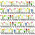 100 Pcs Sprout Clips Mixed Style Plant Hairpins - 50 Random Styles Mix 100 Pcs