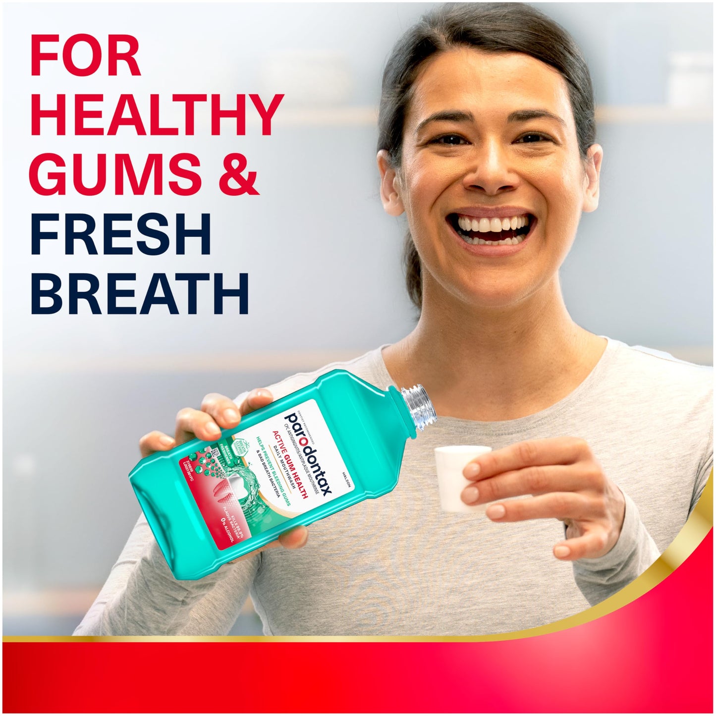 Parodontax Active Gum Health Breath Freshener Mouthwash, 3 x 16.9 fl oz