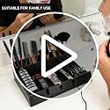 15 Inch Barber Clipper Station Organizer with Removable Tray & Dedicated Slots