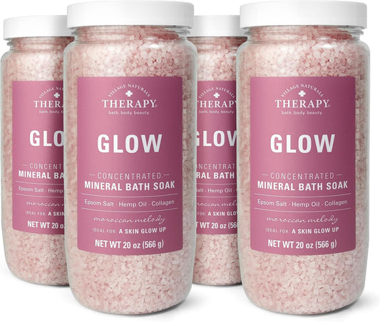 Village Naturals Moroccan Melody Mineral Bath Soak - 2 oz, 12-Pack for Relaxation