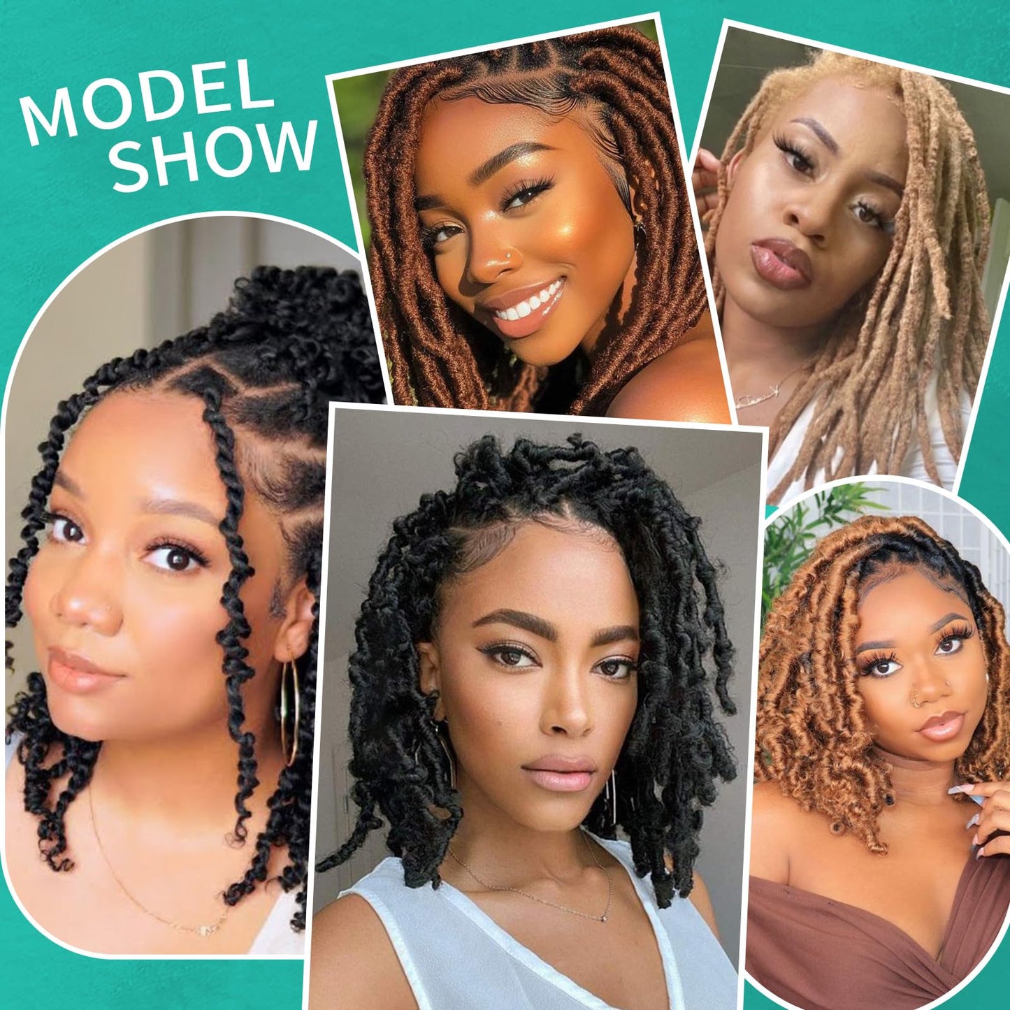 Humistwbiu Afro Kinkys Bulk Human Hair for Dreadlocks Extensions Repair Locs/Twists/Braids 4C Afro Kinky Curly Human Hair 1 Pack 50 Gram Nature Black Color 16 Inch