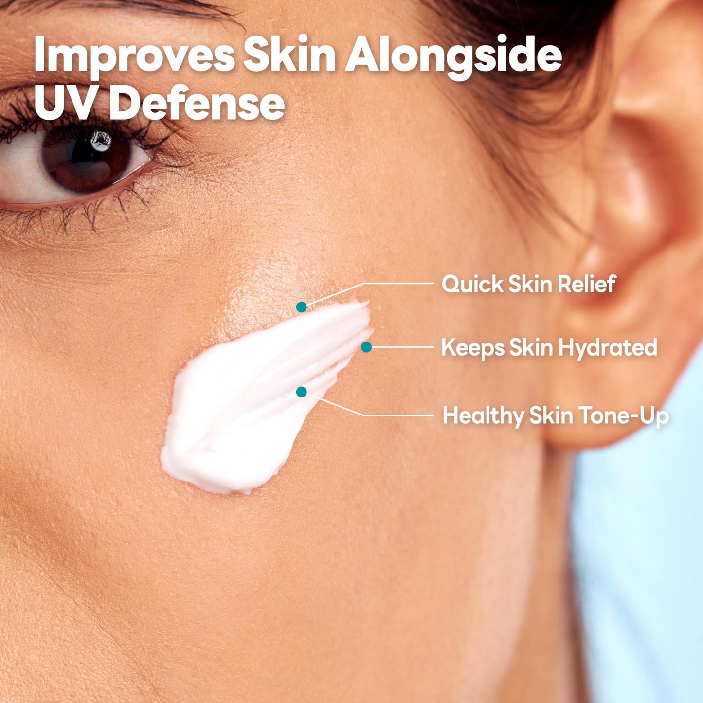 derma J Peptide sunscreen with SPF 50+ / PA++++ (50ml / 1.69 fl oz.) -Perfect UV Protection -Dermatologist Tested and Recommended -Daily Moisturizer Facial sunscreen for All Type of Skin