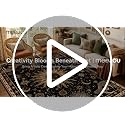 6x9 Black Gold Beige Red Washable Area Rug - Sun Moon Pattern, Vacuum-Friendly