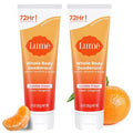 Lume Whole Body Deodorant - Invisible Cream Tube - 72 Hour Odor Control - Aluminum Free, Baking Soda Free, Skin Safe - 3.0 ounce (Pack of 2) (Clean Tangerine)