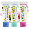 Jack N Jill Fluoride Free Kids Toothpaste Variety Pack 1.76 oz (Pack of 3) - 11 Flavors