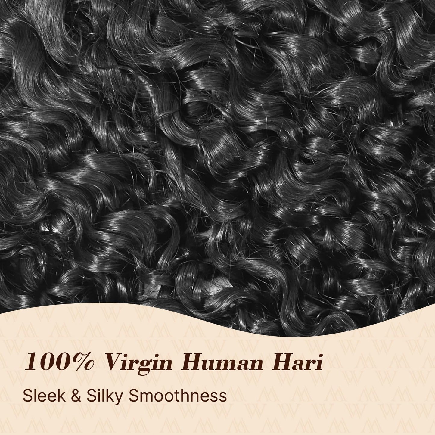 Wequeen 16A Burmese Curly Human Hair Bundles 14 16 18 Inch 100% Unprocessed Brazilian Virgin Hair Quick Weave Bundles Human Hair Extensions Real Human Hair, Natural Black