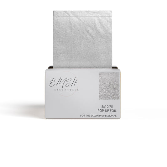 Hair Salon Pop Up Foils, Aluminum Foil Sheets for Highlighting and Coloring, Salon Hair Foils, Orange Peel Texture 5"x10.75", 500 Sheets