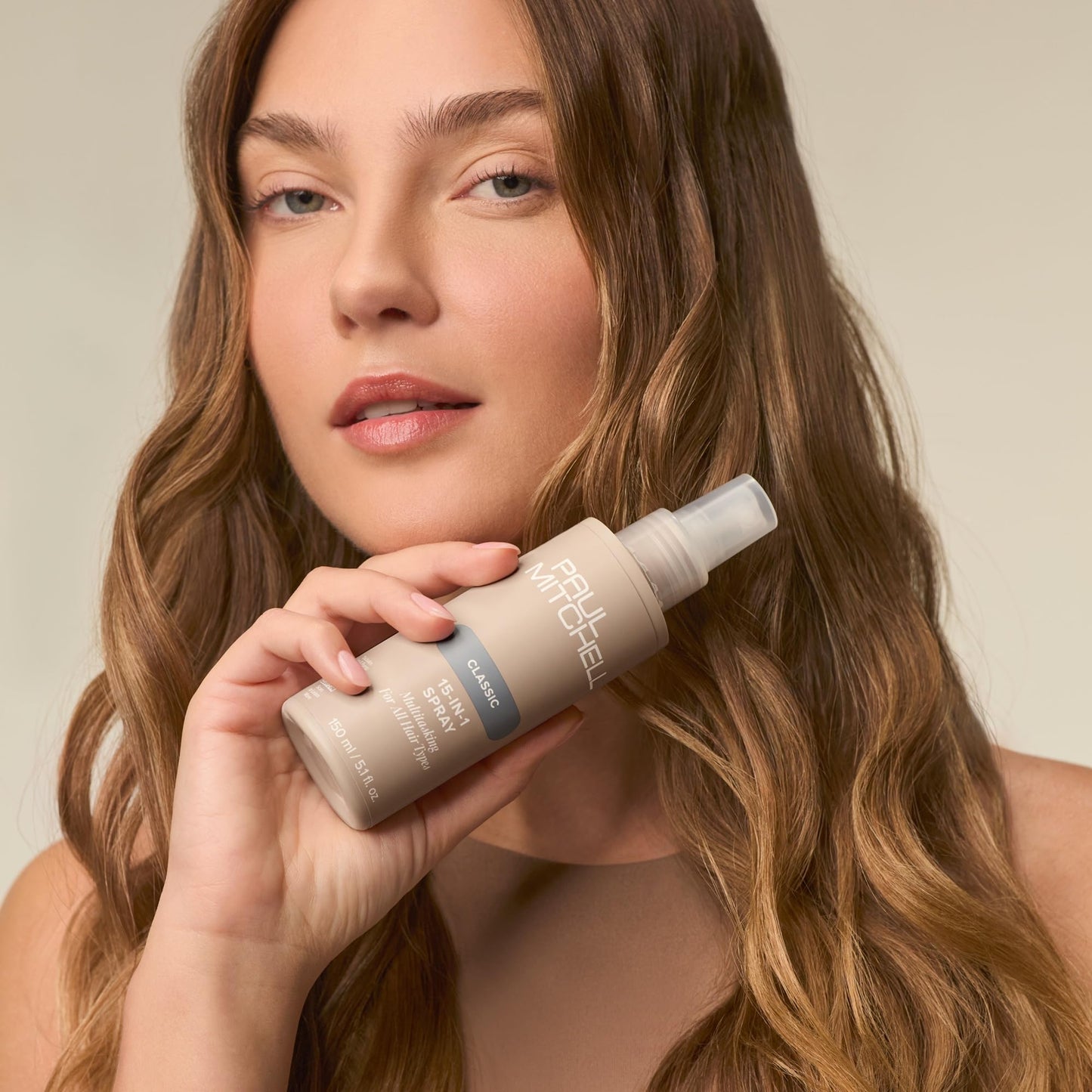 Paul Mitchell 15-In-1 Spray, Multitasking Spray For All Hair Types, 5.1 fl oz