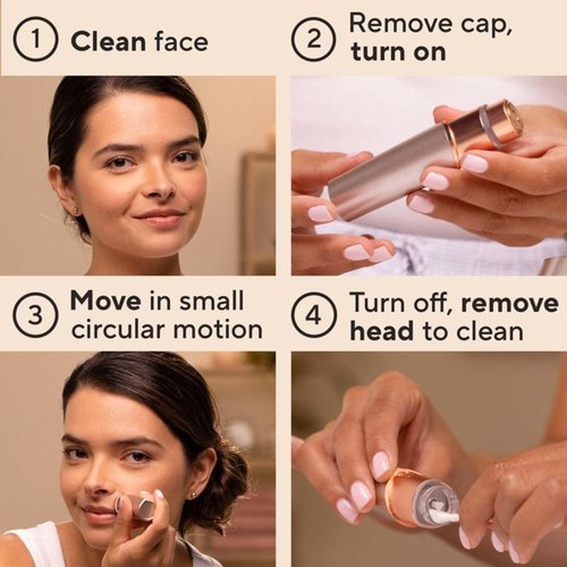 Finishing Touch Flawless Women's Painless Hair Remover (Lavender)