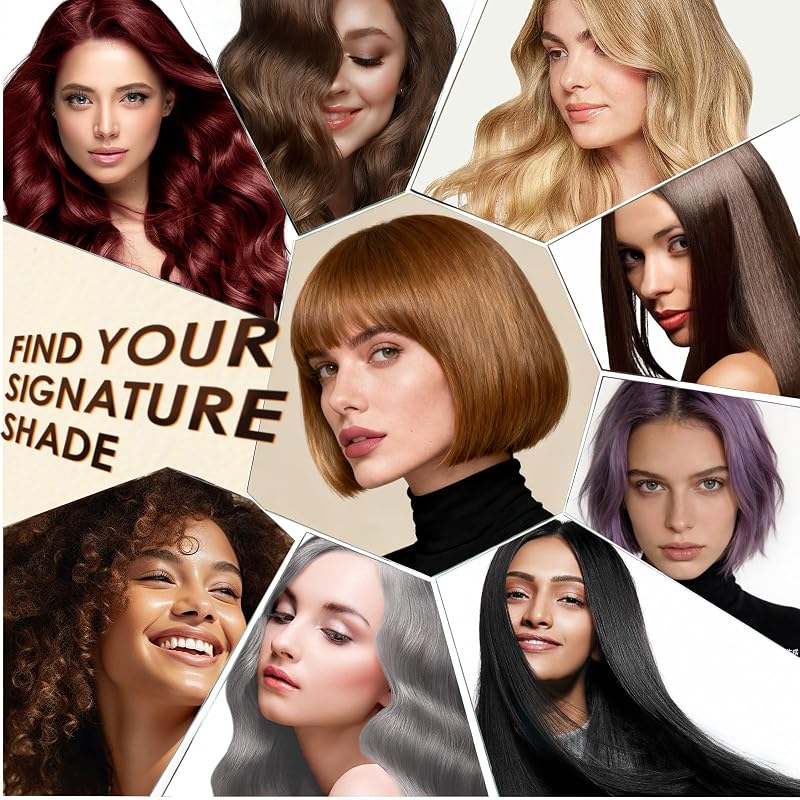 Burgundy Hair Dye Shampoo for Women & Men - Herbal 3-in-1 Color Shampoo (Sklight) Variation: Burgundy