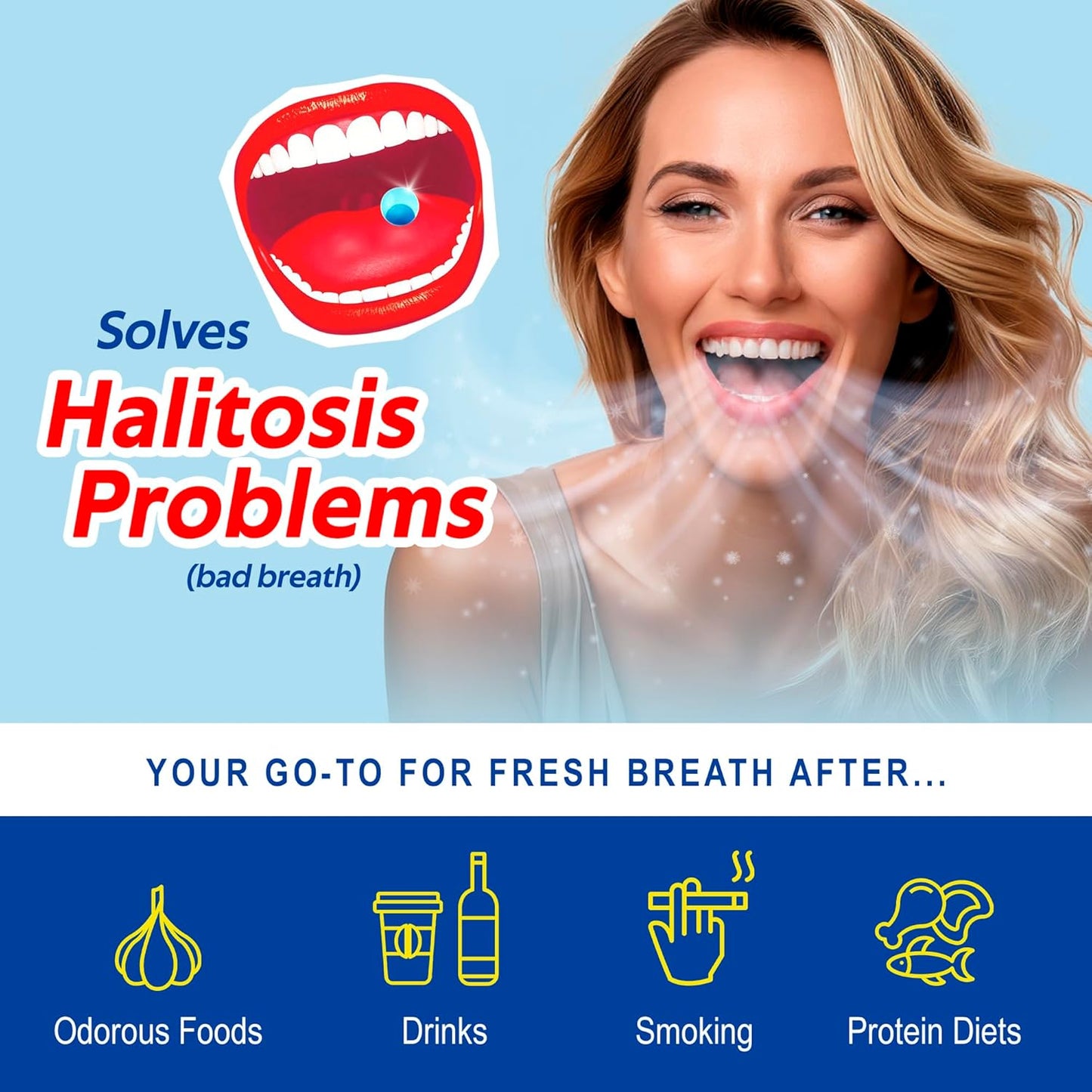 PaperMints CoolCaps - Sugar-Free Instant Fresh Breath Mints, 4 Pack (160 Capsules) for Halitosis & Dry Mouth Relief