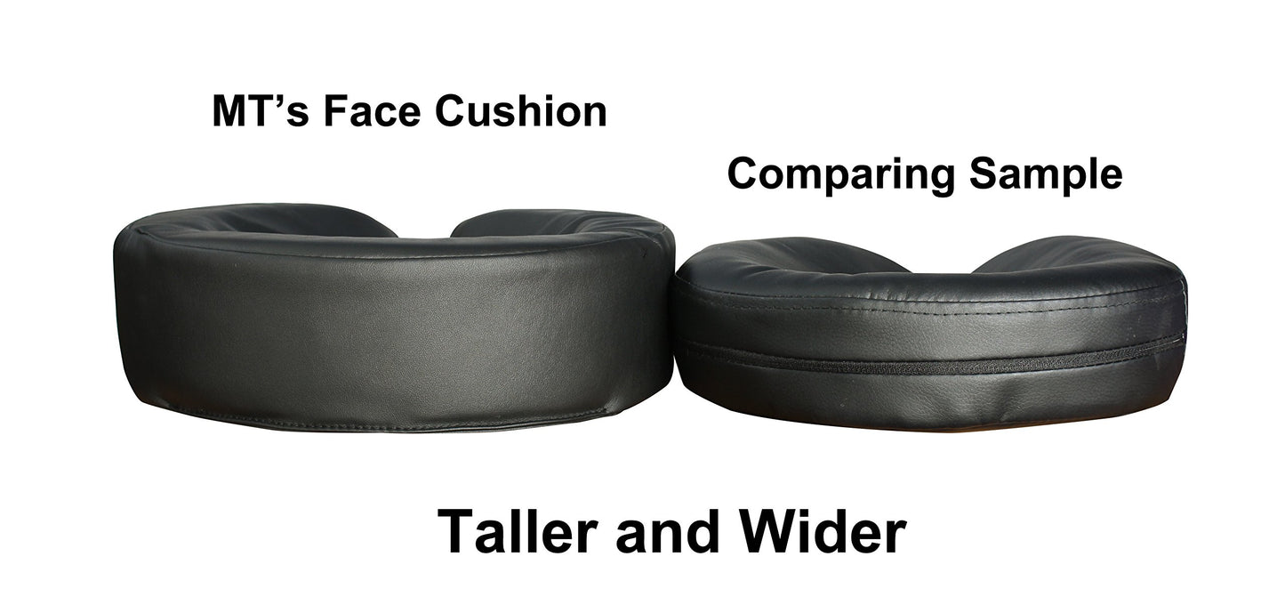Master Massage Universal Headrest Face Cushion/face Pillow for Massage Table-black 3.5 Inch (Pack of 1)