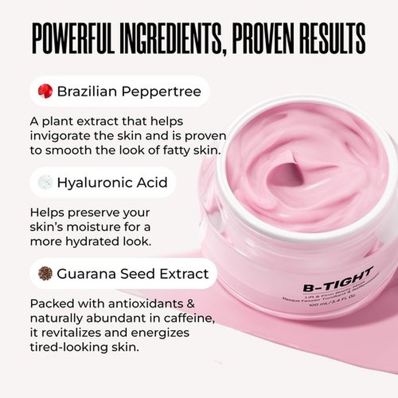 MAËLYS Cosmetics B-TIGHT Leave-On Cellulite Mask - Reduces The Appearance Of Cellulite - Visibly Tightens The Skin In The Butt Area