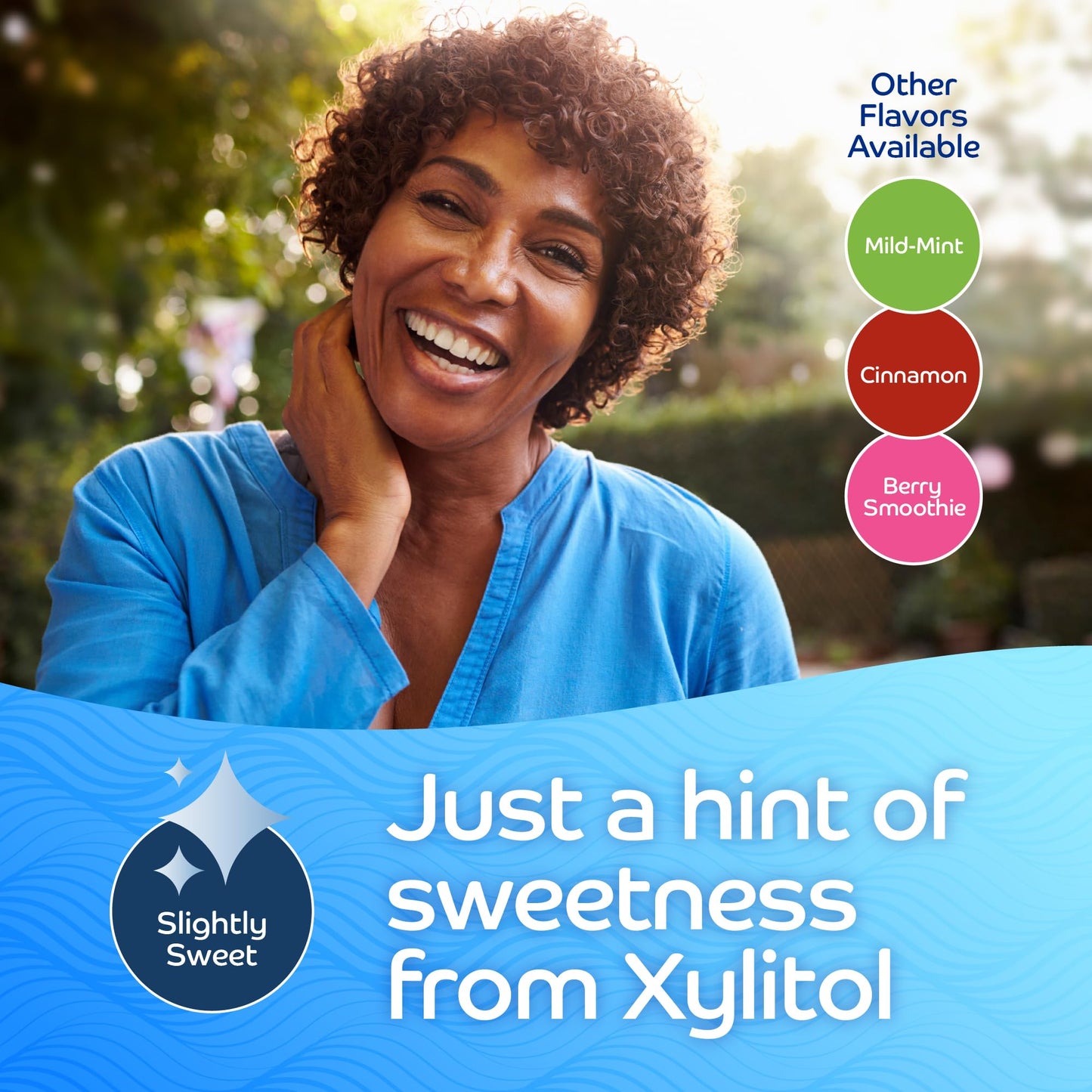 Oracoat XyliMelts for Dry Mouth Night Time or Day - Moisturizing Dry Mouth Adhering Discs, Sugar Free with Xylitol, 40 Count, Slightly-Sweet Flavor, 8-Hour Relief