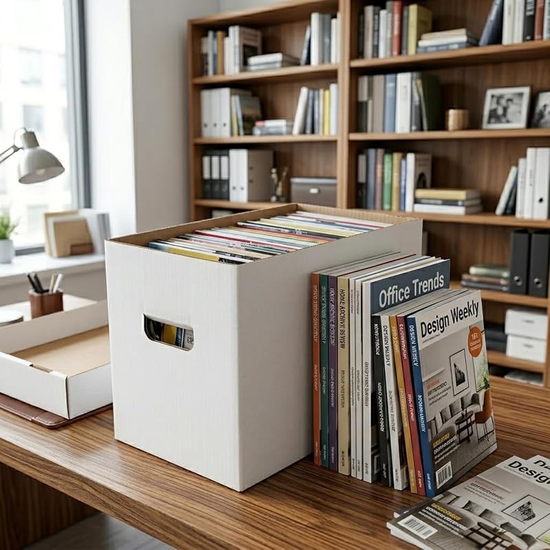 Max Protection Magazine Storage Boxes with Lids - Heavy Duty 10 Pack