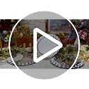 Silver Mirrored Glass Charger Plates Set of 6 - Square Diamond Rim