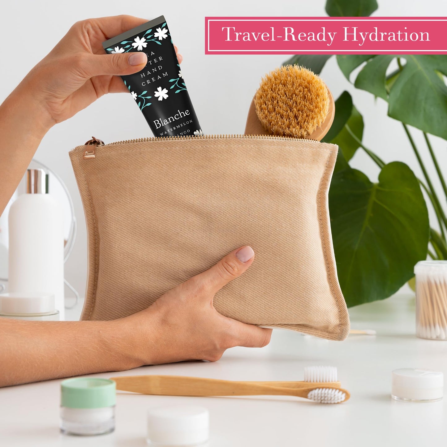 FinchBerry Happy Birthday 2 Piece Gift Set - Unique Birthday Gifts for Women: Mom, Sister, Wife, Girlfriend, Daughter, Friends & Family- Includes Blanche Bar Soap (4.5 oz) & Travel Hand Cream (1 oz)