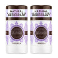 Lavanila Vanilla Lavender Aluminum Free Deodorant 2-Pack - The Healthy Deodorant for Men and Women, Solid Stick (2 Ounce Each), Vegan
