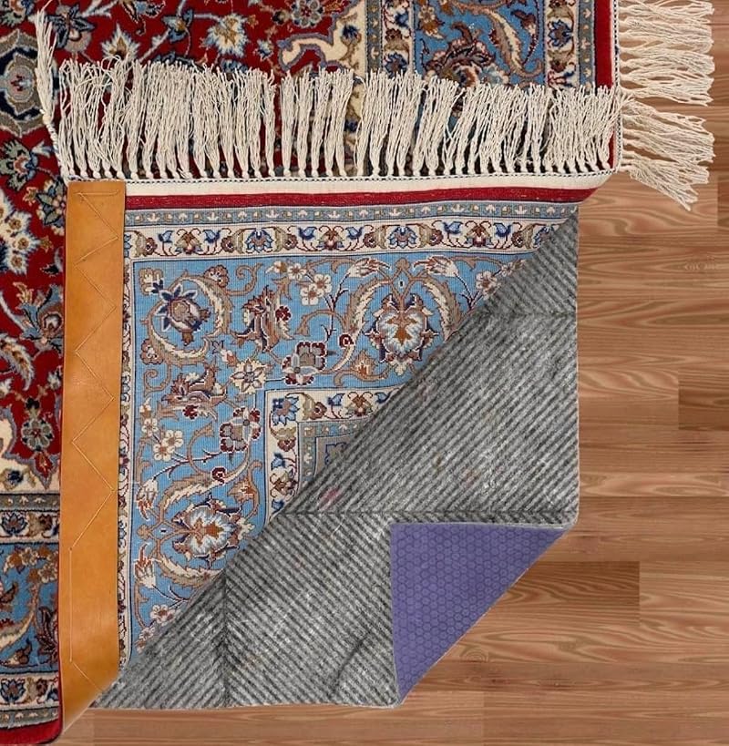 6'x9' Durahold Plus Rug Pad for Hard Floors - Felt & Rubber, Non-Slip Cushion (Variation: 6' x 9')