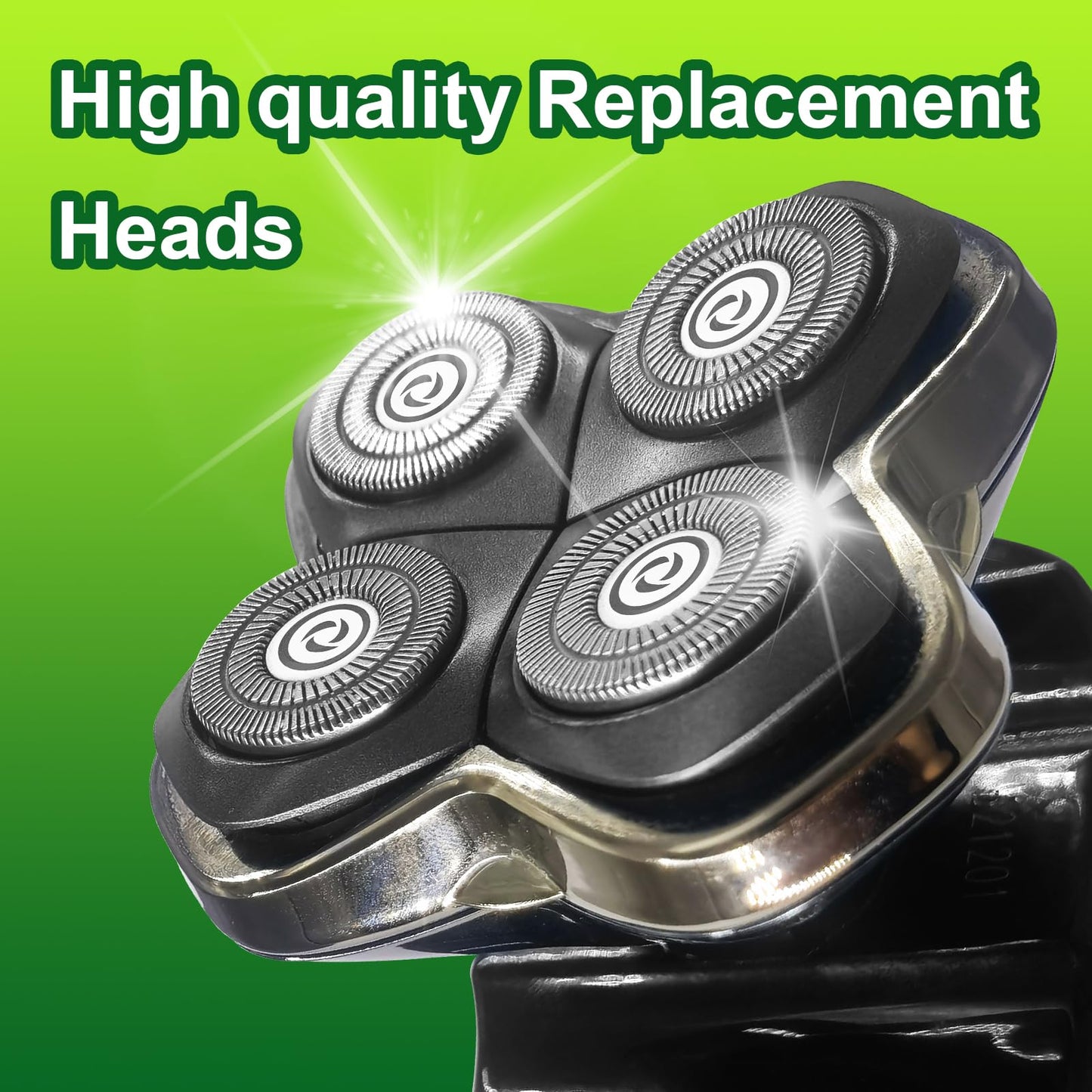 8 Pack Shaver Head Replacement Blade compatible with Sku*l Shaver Pitbull Gold PRO Shaver Replacement Blade 4 Head