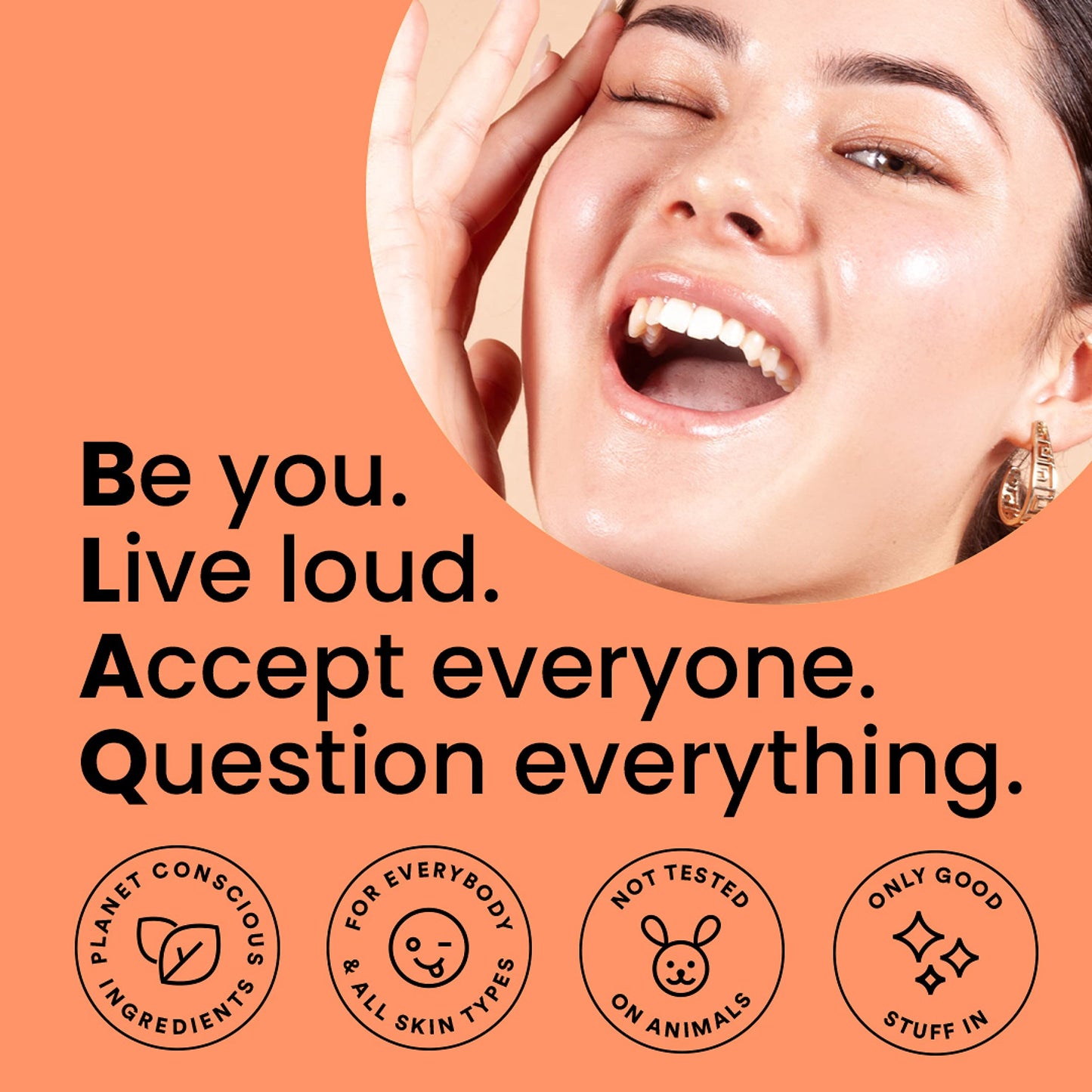 BLAQ Urban Daily Exfoliating Cleanser - Activated Charcoal Face Wash with Aloe and Salicylic Acid for Blemishes, Blackheads and Gentle - Hydrating, Natural Face Exfoliant