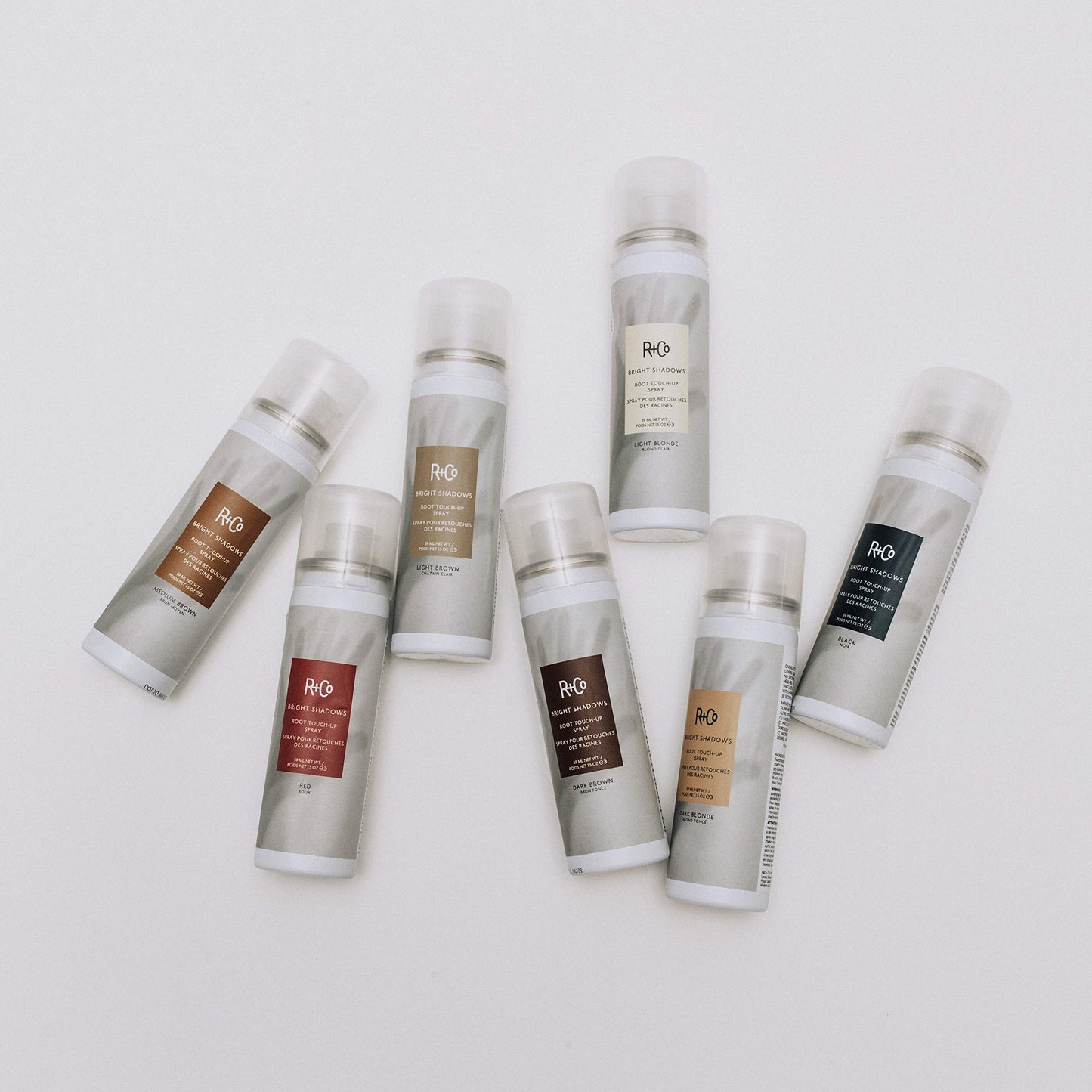 R+Co BRIGHT SHADOWS Root Touch-Up Spray Dark Brown 59 ml / 1.5 oz