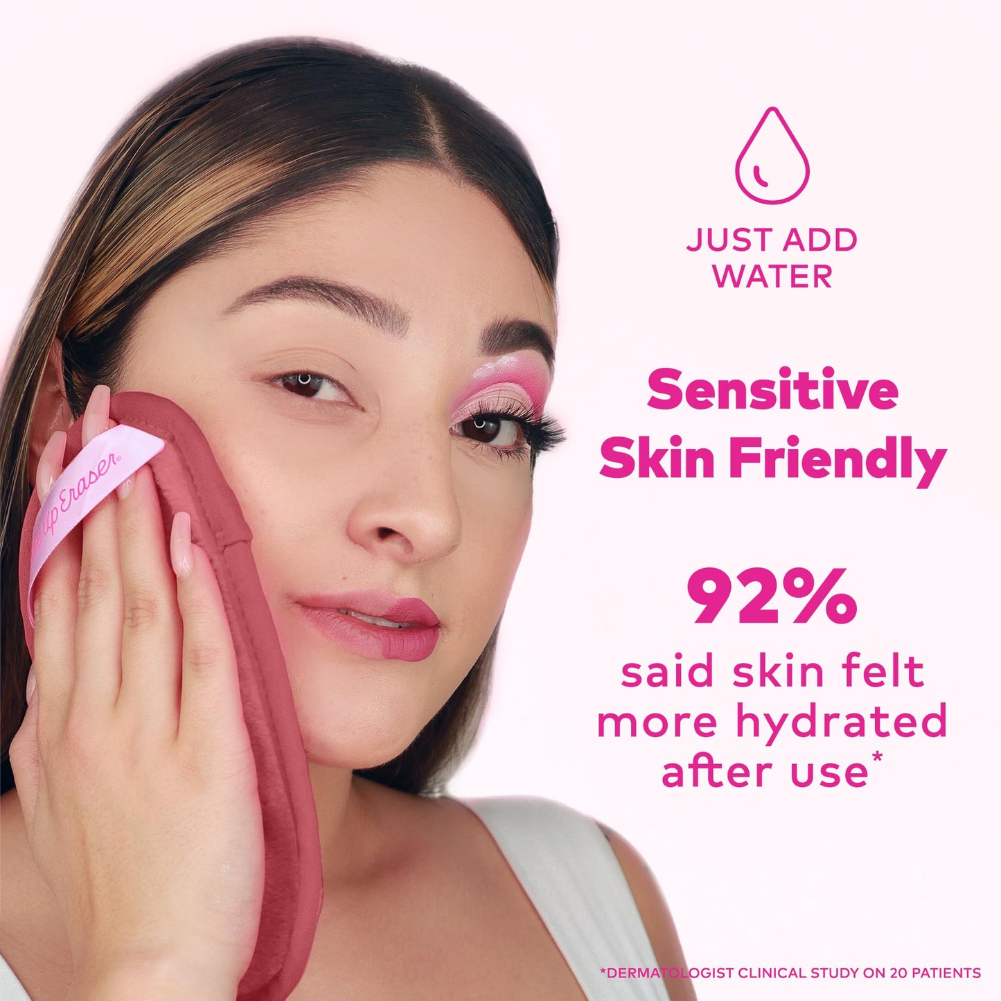 The Original MakeUp Eraser Mini PRO 5pk Gift Set, Erase All Makeup With Just Water, Including Waterproof Mascara, Eyeliner, Foundation, Lipstick, Sunscreen, and More! Blush, 5ct.