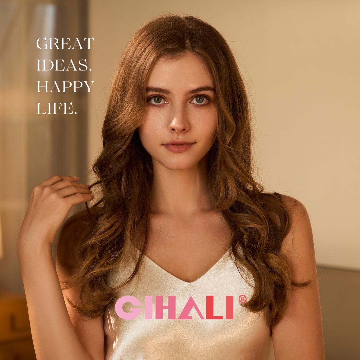 GIHALI Universal Hair Diffuser “Super Sturdy” 1.7 Inch to 2.6 Inch for Natural Curly and Wavy Hair, Hair Dryer Attachment (Rose Gold)