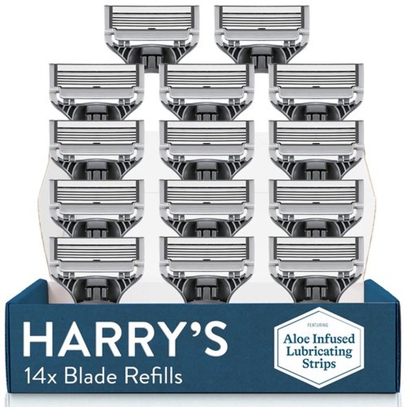 Harry's Razor Blades for Men - 14 Count - Premium Razor Blade Refill Cartridges