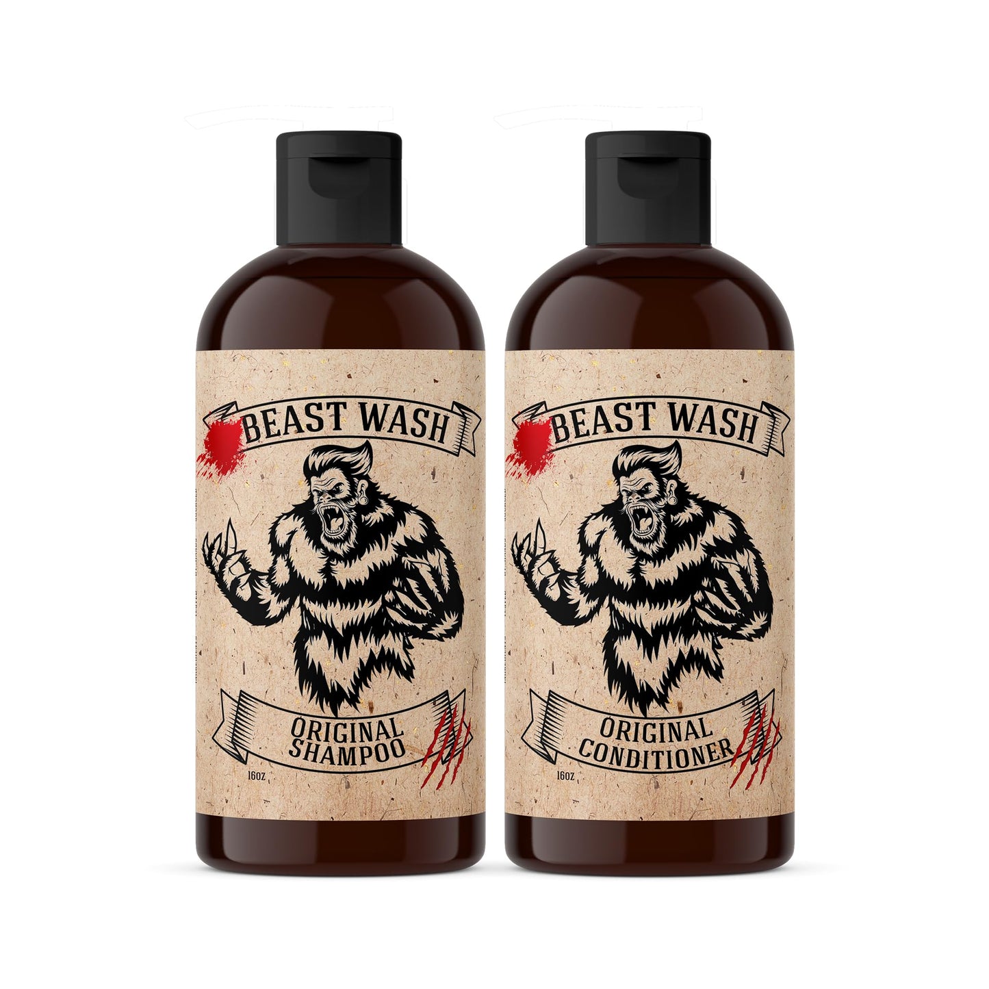 Johnny Slicks Hair Cleaning Kit - Supports Scalp & Hair Hydration - Organic Shampoo & Conditioner - Aloe, Shea Butter & Vitamin E - Original Scent - 2 Piece Set