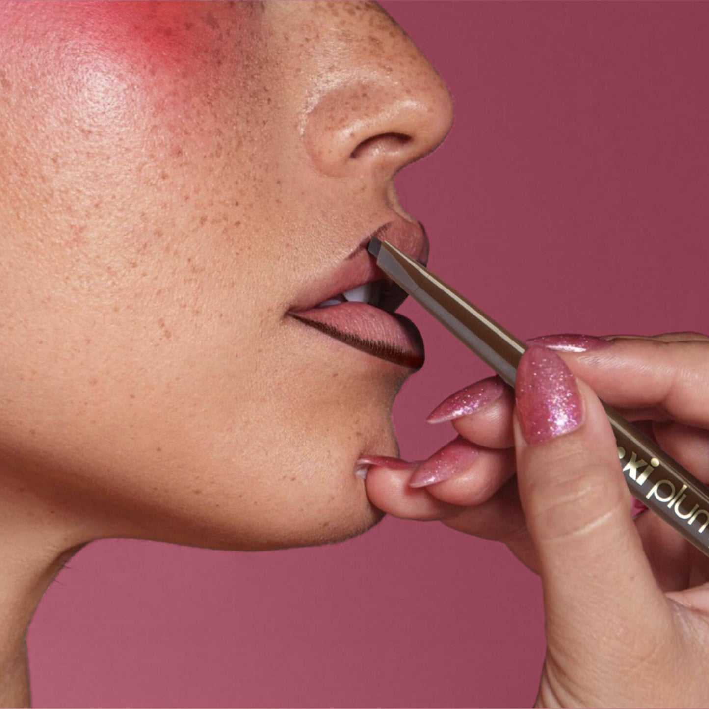 Absolute New York Maxi Plump Lip Liner, Line, Prime and Shape, Cooling and Plumping, Waterproof and Long-Lasting for Maximized Lip Volume (MLMP02 Beige)