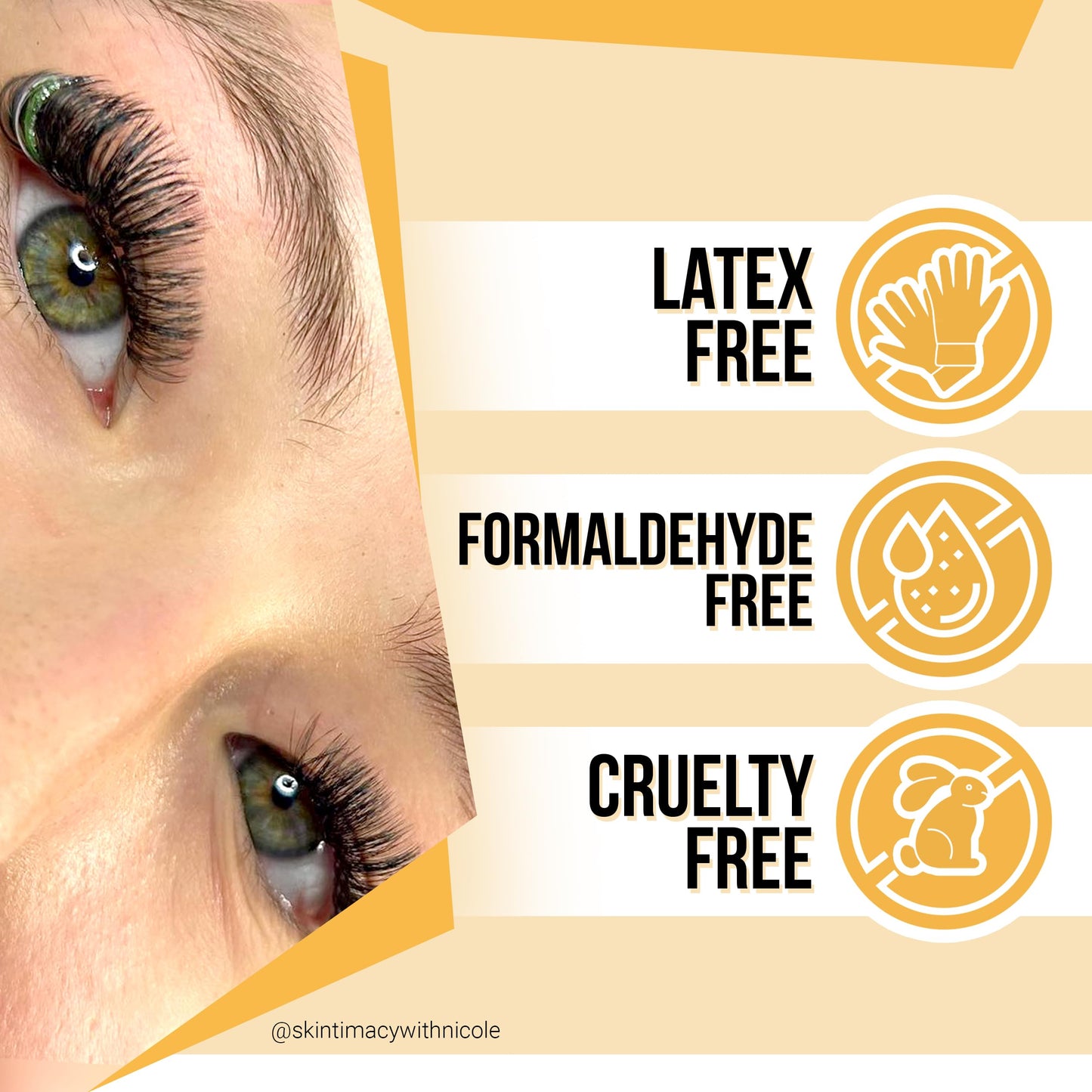 Forabeli Strong Lash Extension Glue, 2–3 Sec Dry, 6 Week Retention, Seamless Integration, Fast-Dry Professional Eyelash Extension Glue, Lash Adhesive for Eyelash Extensions