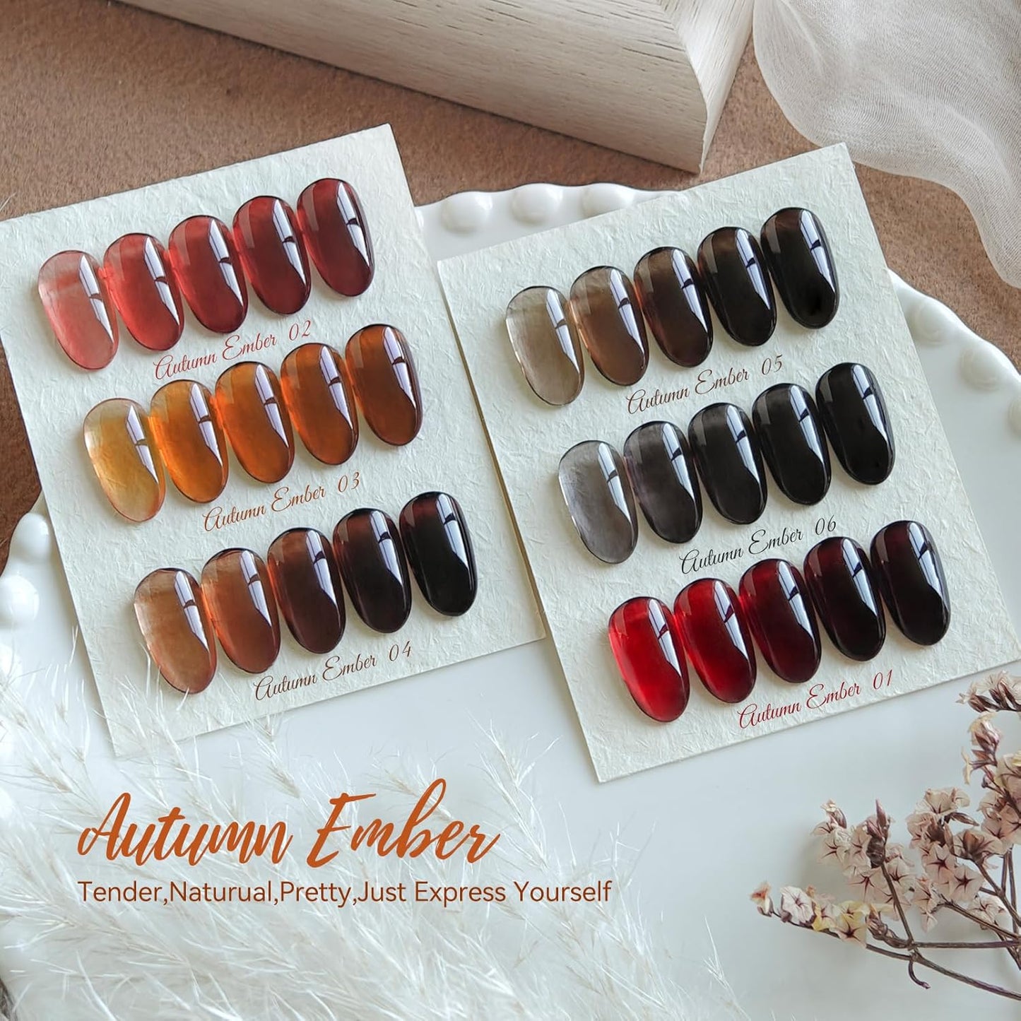Born Pretty Neon Jelly Gel Nail Polish Set - Halloween Colors, Soak Off UV/LED for Salon & DIY