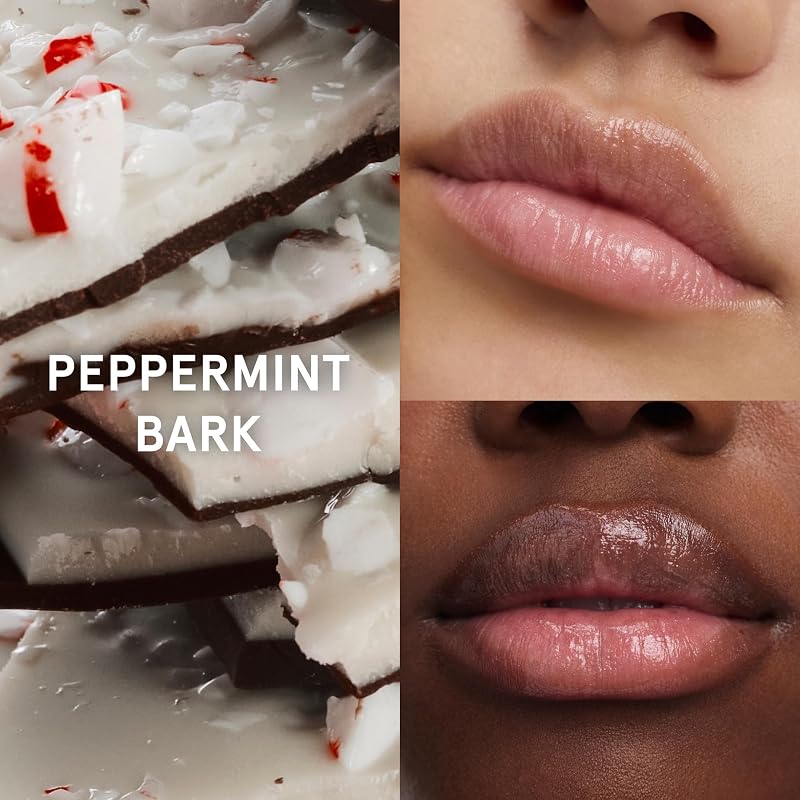 Lip Balm Duo Set - Balm Dotcom Hydrating Lip Care, Peppermint Bark & Ginger Snap, 2 x 15ml