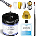 AIJIMEI Clear Builder Nail Gel Kit 150g with Nail Forms & Tools - Variation: Clear