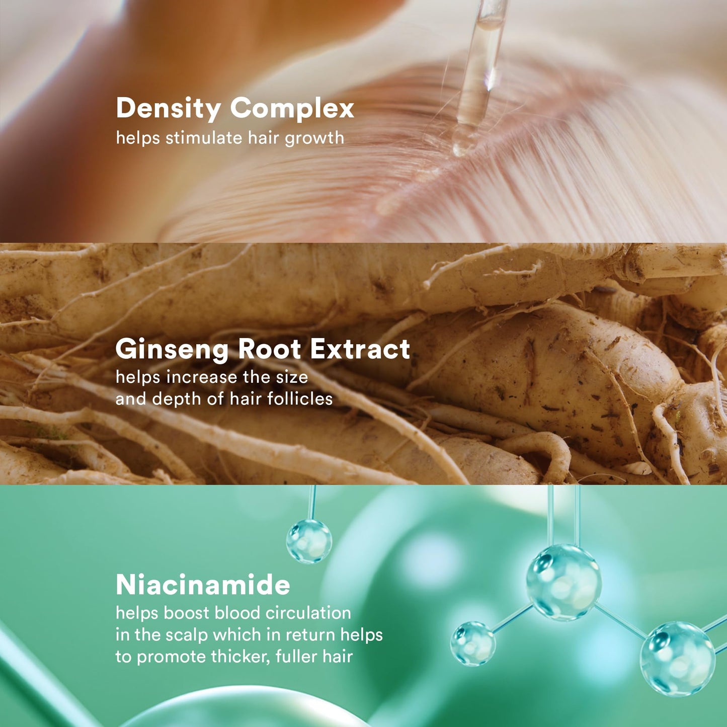 VERB Density Peptide Serum, 1 fl oz - Visibly Thicken + Reduce Signs of Shedding- No Parabens or Harmful Sulfates