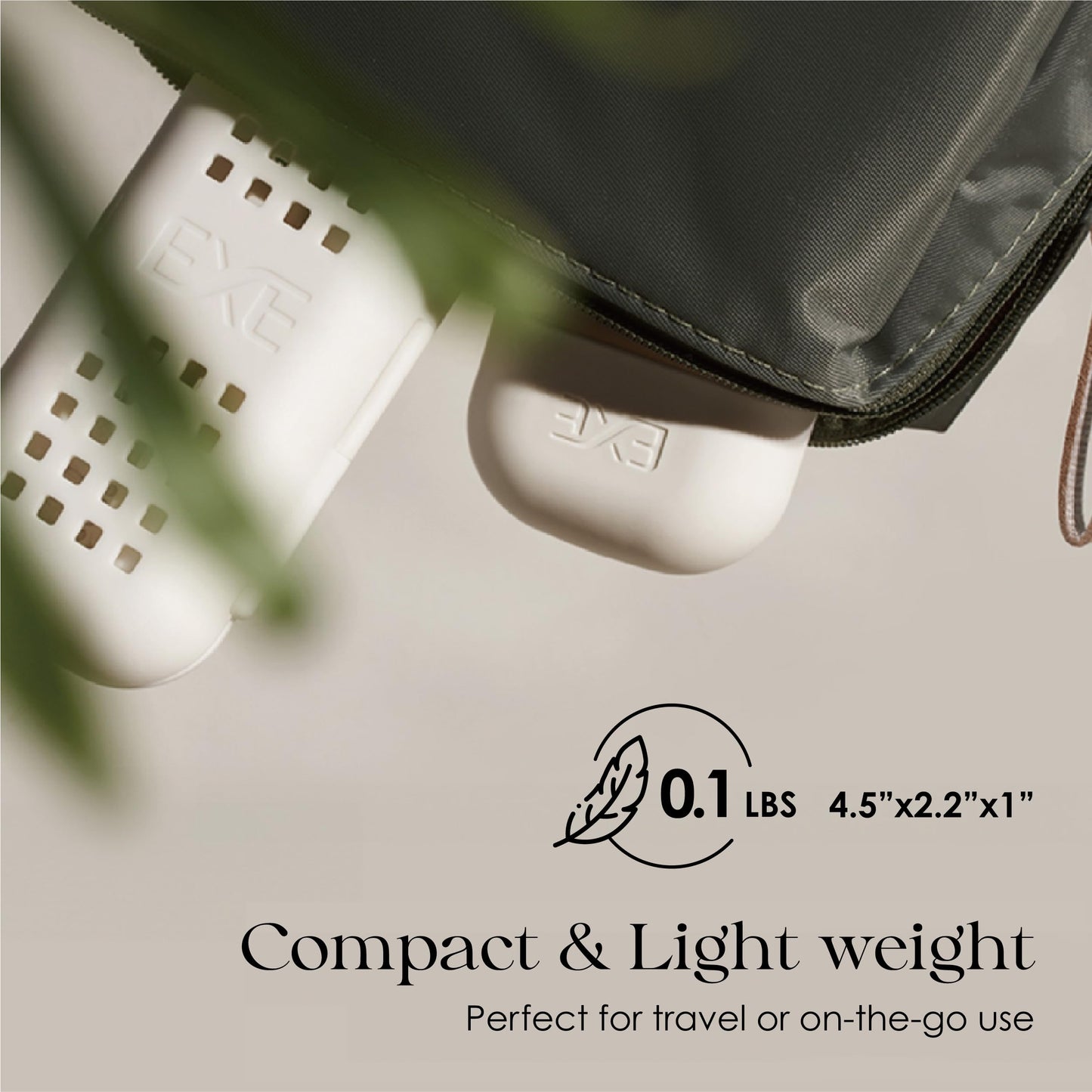 Minibox Folding Travel Toothbrush with Dual-Length Bristles & Case, Compact Mini Design for Business Trips, Camping, and Outdoor Activities, 1 Pack with 2 Extra Replaceable Brush Heads, Black