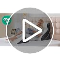 Multi-Functional Bed Wedge Pillow Set - 7-in-1 Orthopedic Support for Back Neck Legs, 6 Pieces White Grey