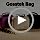 Black PU Leather Travel Organizer Bag with Lock - Medium Portable Storage Case
