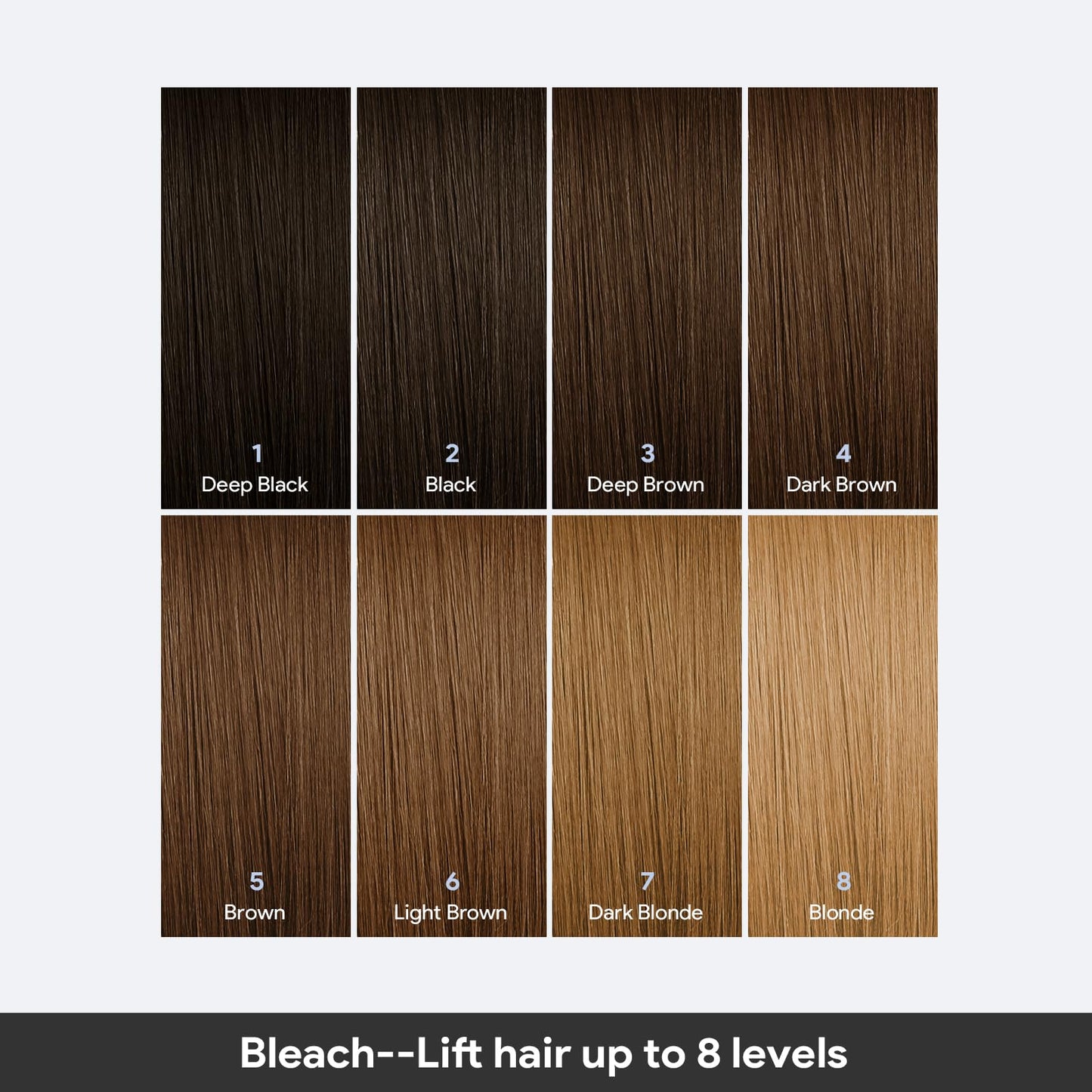 Hair Bleach for Women and Men, Bleach for Hair Lightening,Professional Hair Bleaching Powder,Lifts Up to 8 Levels,Rich in glycerin, normal hair Protects and Repairs During Lightening (45g)