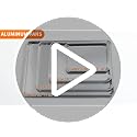 Full Size Aluminum Baking Sheets 26x18 Inch 6 Pack - Oven Safe & Non-Stick